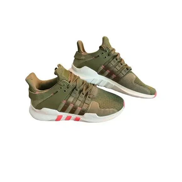 Adidas EQT Support ADV AC7998 Olive Green Pink Sneakers Size 6.5 Women’s Shoes - Picture 1 of 11